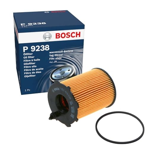 Image of Bosch P9238 Car Oil Filter - Separates Soot and Metal Particles from Engine Oil - Provides Reliable Engine Lubrication