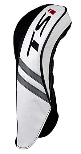 Image of Titleist New Golf TSi Driver Headcover Leather Cover - Black White Red