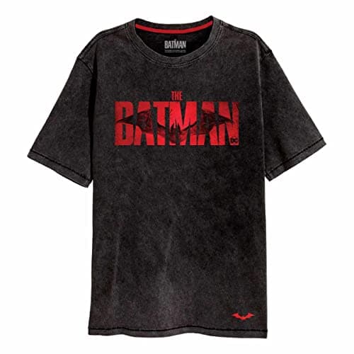 Image of DC The Batman -Logo(Acid Wash T-Shirt)