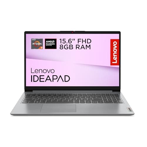Image of Lenovo IdeaPad 1 | 15.6 inch FHD Laptop | AMD Ryzen 3 7320U | 8 GB RAM | 512 GB SSD | Windows 11 Home | Cloud Grey