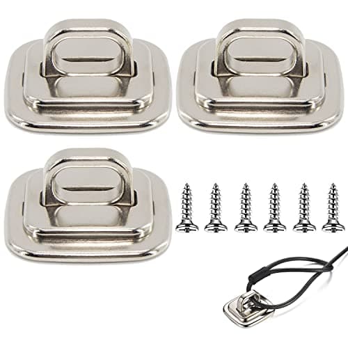 Image of Zolunu 3 Pack Anti Theft Self Adhesive Security Plate for Cables to Lock Down Laptops, Mac Book, Tablets, iPad, or other Computer
