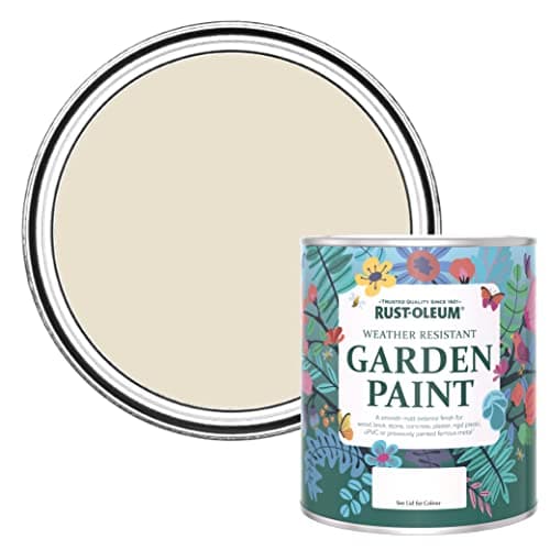 Image of Rust-Oleum Beige Mould Resistant Garden Paint in Matt Finish - Longsands 750ml