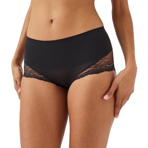 Image of SPANX Women's Undie-tectable Lace Hi-Hipster Panty,Very Black,M