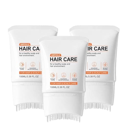 Image of Rosemary Castor Oil Scalp Serum for Hair Growth, Rosemary Hair Care Serum with Built-in Brush, Revitalize & Thickening Hair, Strengthens Dry and Damaged Strands
