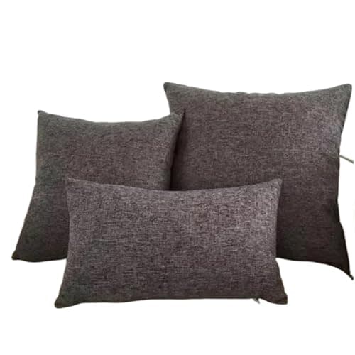 Image of CQAHDSEVF Throw Pillow Cases, Sofa Pillow Covers Multicolor Multiple Sizes Solid Cushion Cover Home Decorative Throw(Kd-10,40 x 40 cm (Pack of 1))