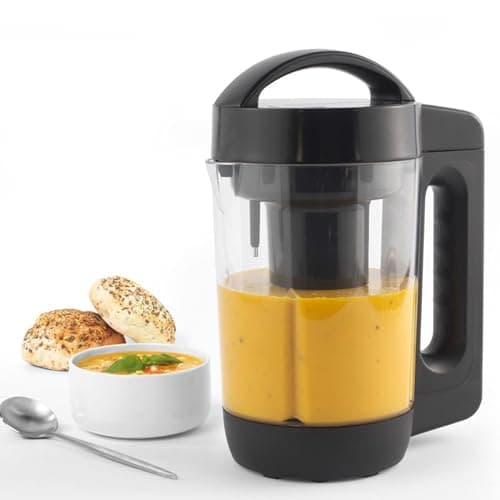 Image of Salter EK5119 Digital Soup Maker - 1.6L Clear Transparent Jug, BPA Free, 5 Settings, Keep Warm Function, Digital Control Panel, Auto-Memory Function, Overspill Prevention, 900W, Healthy Smoothie Maker