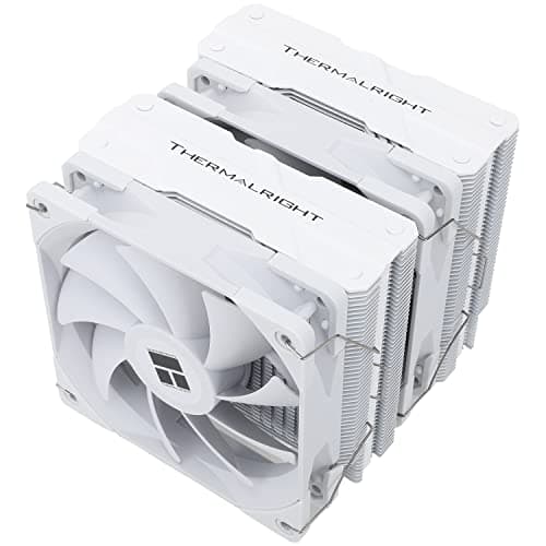 Image of Thermalright Peerless Assassin 120 White CPU Air Cooler, 6 Heat Pipes, Dual 120mm TL-C12W PWM Fan,Aluminium Heatsink Cover, AGHP Technology, for AMD AM4/AM5 Intel LGA 1150/1155/1200/2011 * 1851