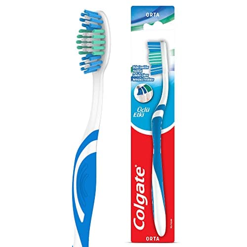 Image of COLGATE,Multicolor Triple Action Medium Toothbrush