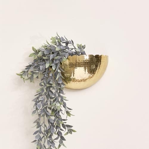 Image of Melody Maison Gold Scalloped Wall Planter