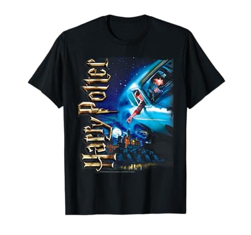 Image of Harry Potter Harry Smiles At Hogwarts T-Shirt