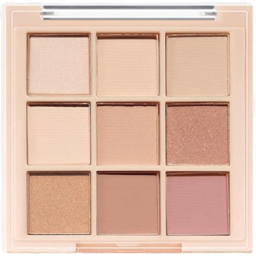 Image of Nude Eyeshadow Palette, Pink Matte Eye Make-Up Palettes, Waterproof Neutral Natural Eye Shadow Pallets for Women, Highly Pigmented Blendable Smokey Eye Shadow