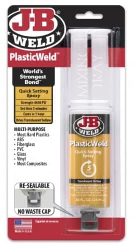Image of J-B Weld JB Weld 50132 25 ML Off-White PlasticWeld Quick Setting Epoxy