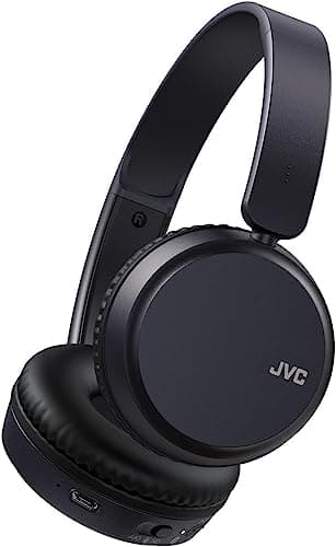 Image of JVC HA-Z37W-A Bluetooth On-Ear Headphones, Deep Bass, 3 Sound Modes (Bass/Clear/Normal), 35 Hours Battery Life, Lightweight and Foldable Design, Multi-Point Function, Bluetooth 5.2, Blue