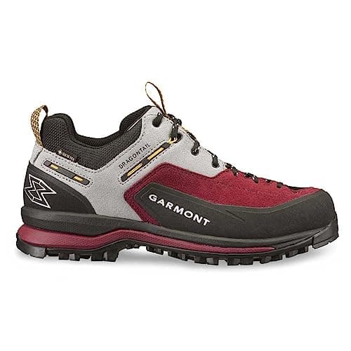 Image of GARMONT Dragontail Tech GTX Focus Shoes for Men, Red, Grey, 7.5 UK