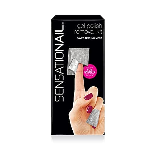 Image of SENSATIONAIL Gel Polish Removal Kit (includes Foil Sachets, Acetone Dropper, Buffer and Manicure Stick; Acetone Remover NOT included)