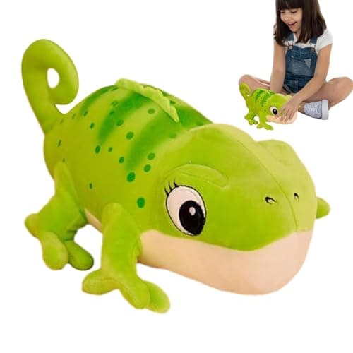 Image of Xiwhuua Chameleon Plush Toy, 30cm Super Soft Chameleon Stuffed Animal, Lizard Plush Animal Toys, Cute Chameleons Cuddly Toy for Kids and Adults, Birthday for Animals Lovers
