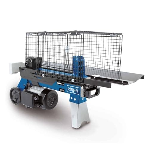 Image of Scheppach HL460 Horizontal Log Splitter | 1500W | 4 Tonne Hydraulic Wood Cutter | 370mm Length | Safe & Compact