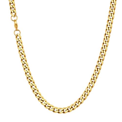 Image of U7 Mens, Women Long Necklace Neckless Curb Chain 30 Inch