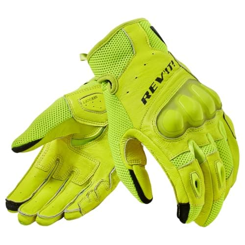 Image of REV'IT! Revit Ritmo Motorcycle Gloves, neon yellow, M