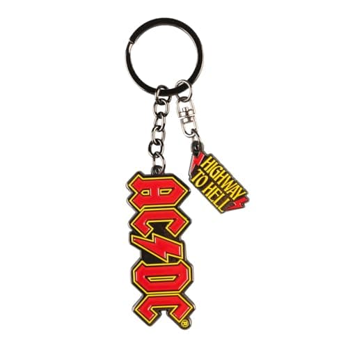 Image of Grupo Erik Keyring - AC/DC Merchandise | Official Merchandise ACDC Gifts Under 10 Pounds, Keychain Music Gifts For Men & Women, Cute Keyring, Cool Keyrings