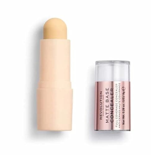 Image of Makeup Revolution Matte Base Full Coverage Concealer Stick - C6.5