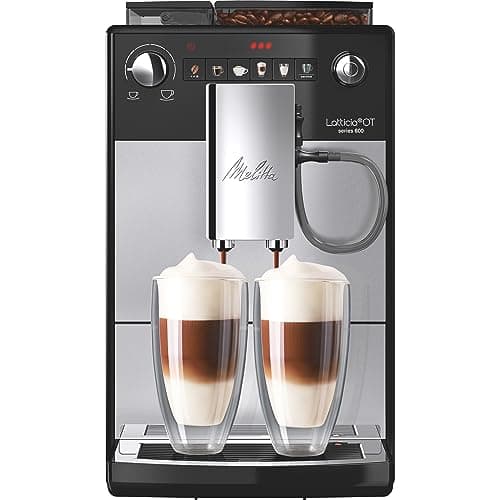 Image of Melitta LATTICIA OT Silver F300-101, Automatic Coffee Machine with Grinder & Milk Frother, 2 Years Warranty