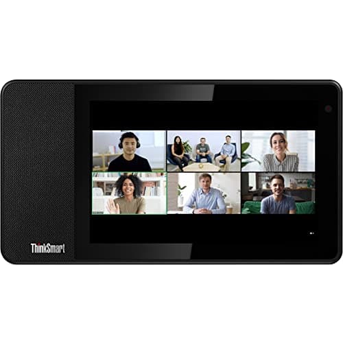 Image of Lenovo ThinkSmart View ZA840013US Tablet - 8" HD - 2 GB RAM - 8 GB Storage - Android 8.1 Oreo - Business Black - Qualcomm SoC Platform SoC - Qualcomm Snapdragon 624 Octa-core (8 Core) 1.80 GHz -