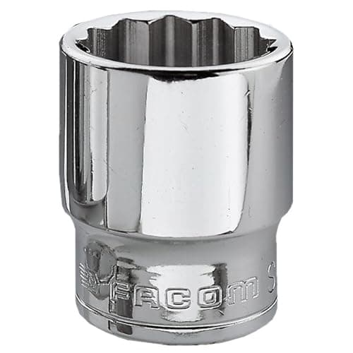 Image of Facom J.17 Bi-Hex Socket, 3/8" Square Drive, 17mm