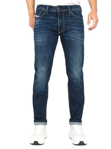 Image of Diesel - Thommer-R RB065 Men's Slim Fit Low Waist Stretch Jeans, Size: W32, Length: L32