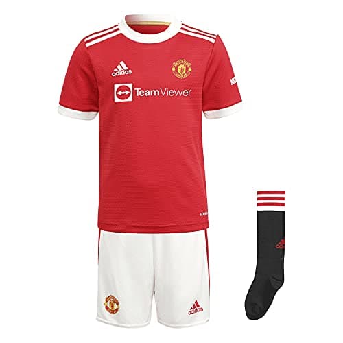 Image of adidas Manchester United Home Mini Kit 2021/2022 2-3 years Red