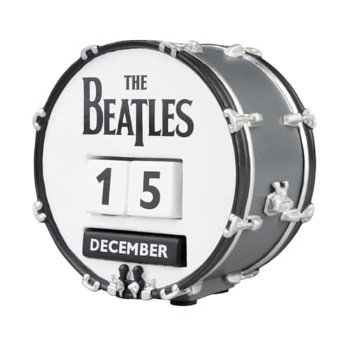 Image of Grupo Erik Perpetual Calendar - The Beatles Gifts | Desk Calendar, Home Office Desk Accessories, Home Decor Accessories | The Beatles Merch, Music Gifts