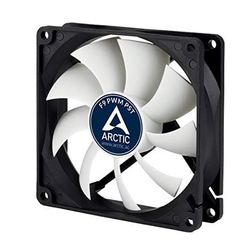 Image of ARCTIC F9 PWM PST (5 Pack) - 92 mm PWM PST case fan, case fan with PST connector (PWM sharing technology), regulates RPM synchronous, 150-1800 rpm.