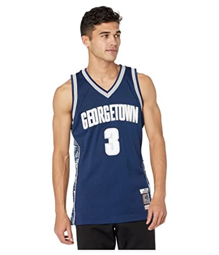 Image of Mitchell & Ness Allen Iverson Men's Georgetown Jersey (X-Large)