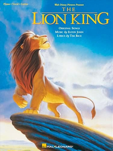 Image of The Lion King By Disney Picture | Piano Vocal Songbook Disney Sheet Music Collection for Piano and Voice | Iconic Movie Soundtrack Arrangements | ... Music from the Motion Picture Soundtrack
