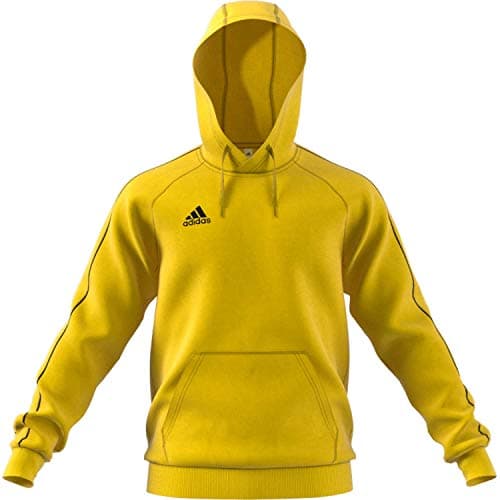 Image of Adidas Men's CORE18 HOODY Sweat, Yellow, L