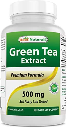 Image of Best Naturals Green Tea Extract 500 mg 250 Capsules