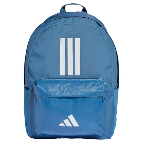 Image of adidas Unisex CLASSIC THREE STRIPES BACKPACK BACK TO SCHOOL, Dusky Ink/white, One size