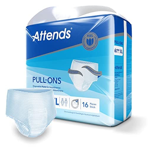 Image of Attends Pull-Ons 6 XL | Disposable Pants for Incontinence | Pack of 16