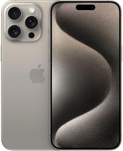 Image of Apple iPhone 15 Pro Max (512 GB) - Natural Titanium (Renewed)
