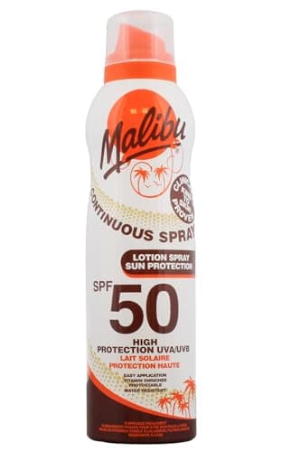Image of Malibu Sun SPF 30 Continuous Lotion Spray Sunscreen, Vitamin Enriched, Water Resistant, 175ml