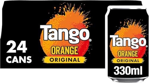 Image of Soft Drink Cans All Flavours 24x330ml (330ml, Tango Orange)