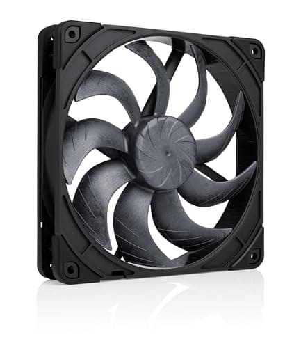 Image of Noctua NF-A14x25 G2 PWM chromax.black, Premium-Quality Quiet 140mm PC Fan (Black)