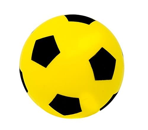 Image of E-Deals 20cm Yellow Soft Foam Football Indoor Outdoor Soft Sponge Foam Soccer Ball Great Fun For Adults And Kids Boys Girls