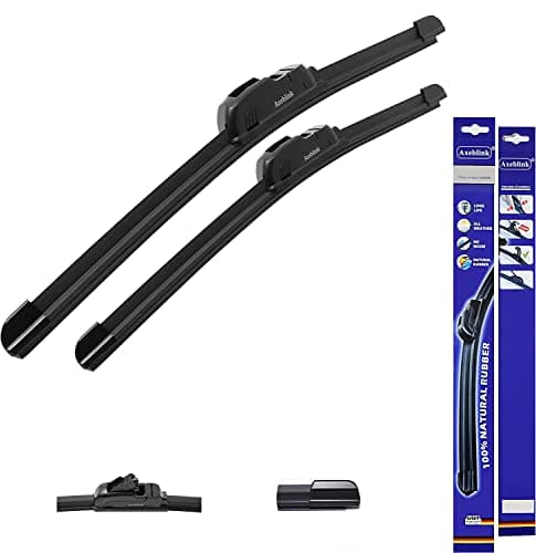 Image of Axeblink Wiper Blade For FIAT DUCATO Van 1994 To 2006 U-Hook Flat Aero Front Wiper Blade (22" & 22", U-Hook)