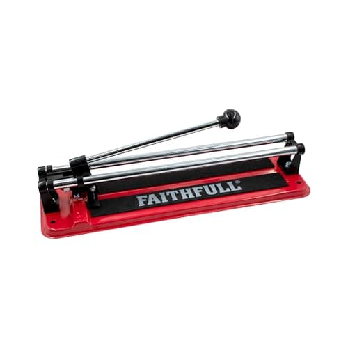 Image of Faithfull FAITLC300 Wall and Floor Tile Cutter 300mm (12in) Square, 210mm Diagonal, 10mm Thick Cutting Capacity
