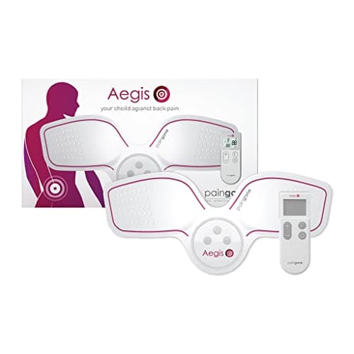 Image of Paingone Aegis for back pain | Wireless Rechargeable TENS Machine for Lower-back Pain | Lumbar Relief, Lumbar Pain | Remote Control | Drug-Free Treatment for Instant Targeted Pain Relief