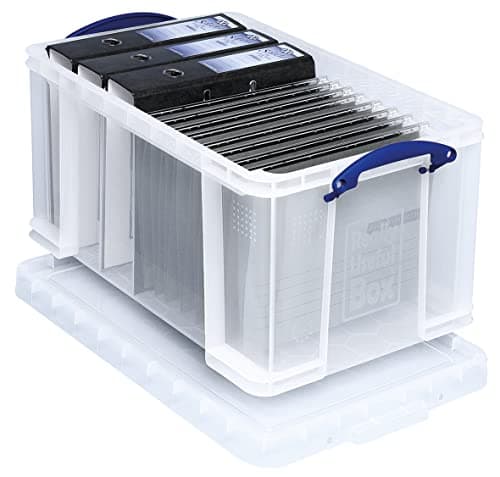 Image of Really Useful Plastic Storage Box 48 Litre Clear