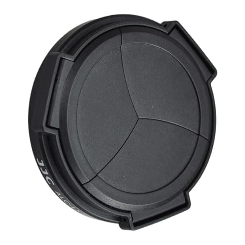 Image of DMW-LFAC1 Auto Lens Cap Cover Compatible For LEICA D-Lux8 D-LUX 7 D-LUX(Typ 109)， Compatible For Panasonic LUMIX DMC-LX100 DMC-LX100II DC-LX100M2(Black)