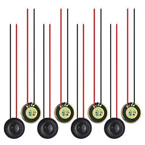 Image of WMYCONGCONG 8 PCS 2W 8 Ohm Round Internal Magnet Speaker Metal Shell Audio Speaker Stereo Woofer Loudspeaker