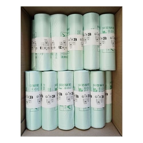 Image of Biodegradable Bin Bags, 100 Litre x 200 bags, Flush Top, for Kitchen Waste & Large Indoor Bins (20 Rolls of 10 bags)